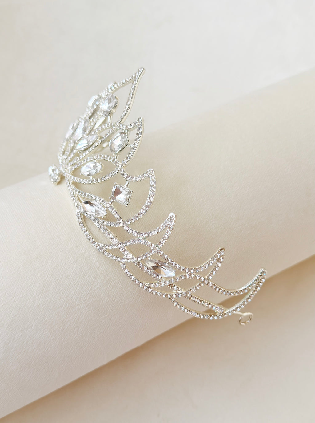 Silver Crystal Crown