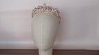 Pink gold mermaid crown