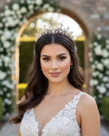 Aurora Gold Tiara – Royal Bridal Crown