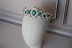 Emerald Green Rhinestone Tiara