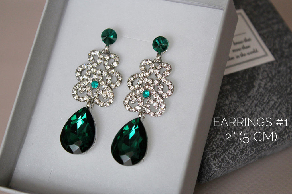 Emerald tiara, Green wedding crown