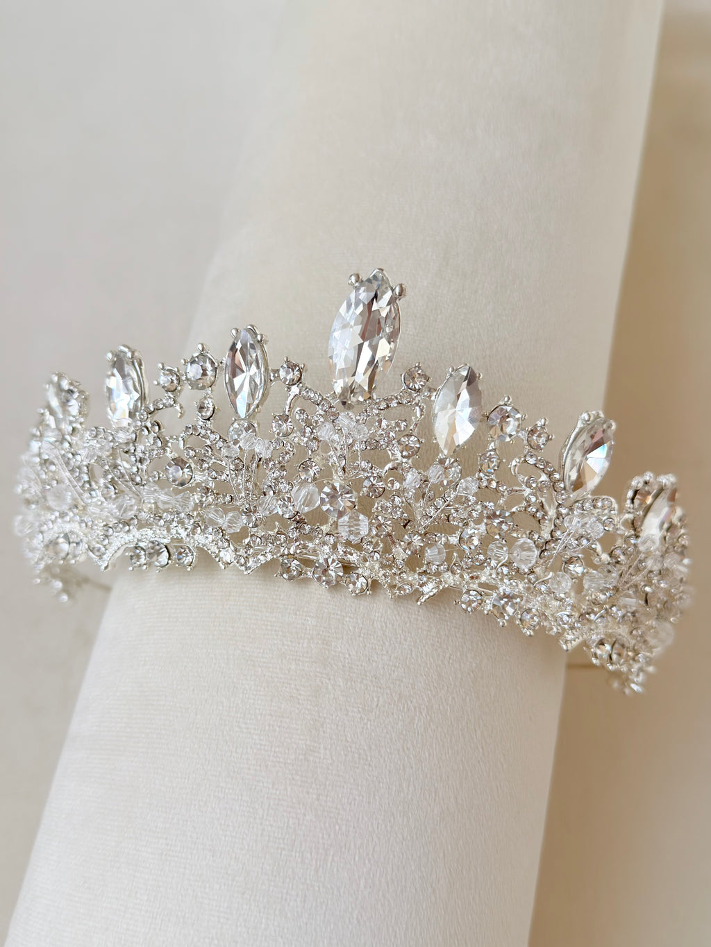 Crystal Silver Tiara