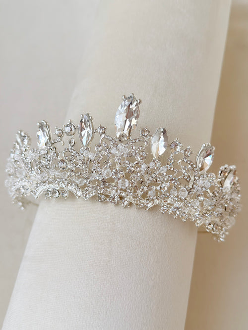 Crystal Silver Tiara