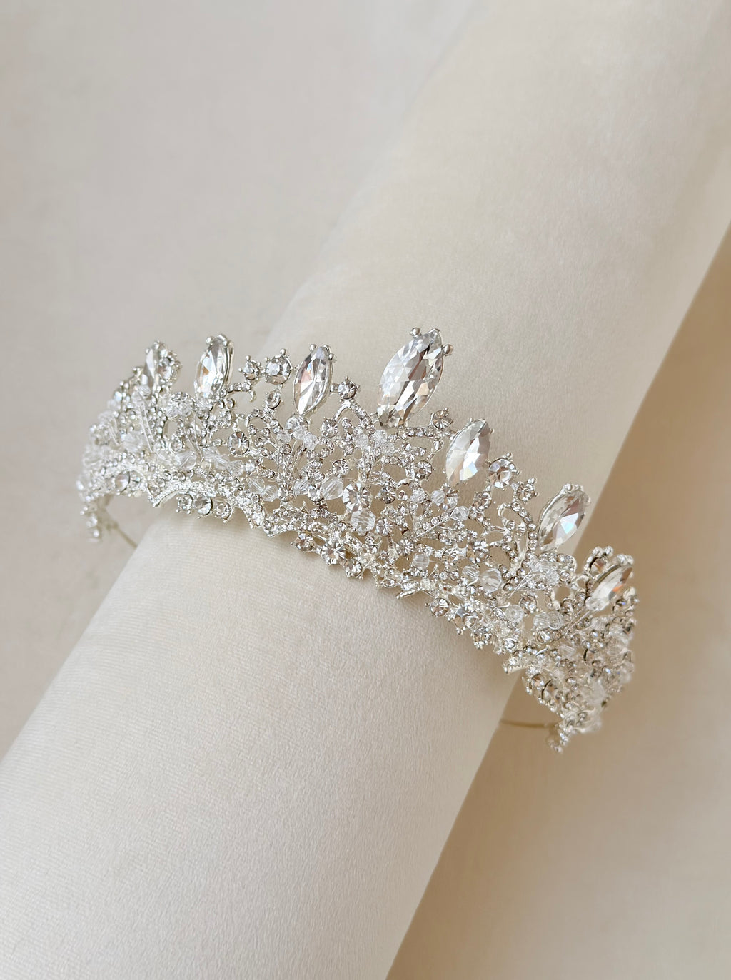 Crystal Silver Tiara