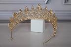 Aquamarine tiara, Blue crown, ELSA Bridal tiara