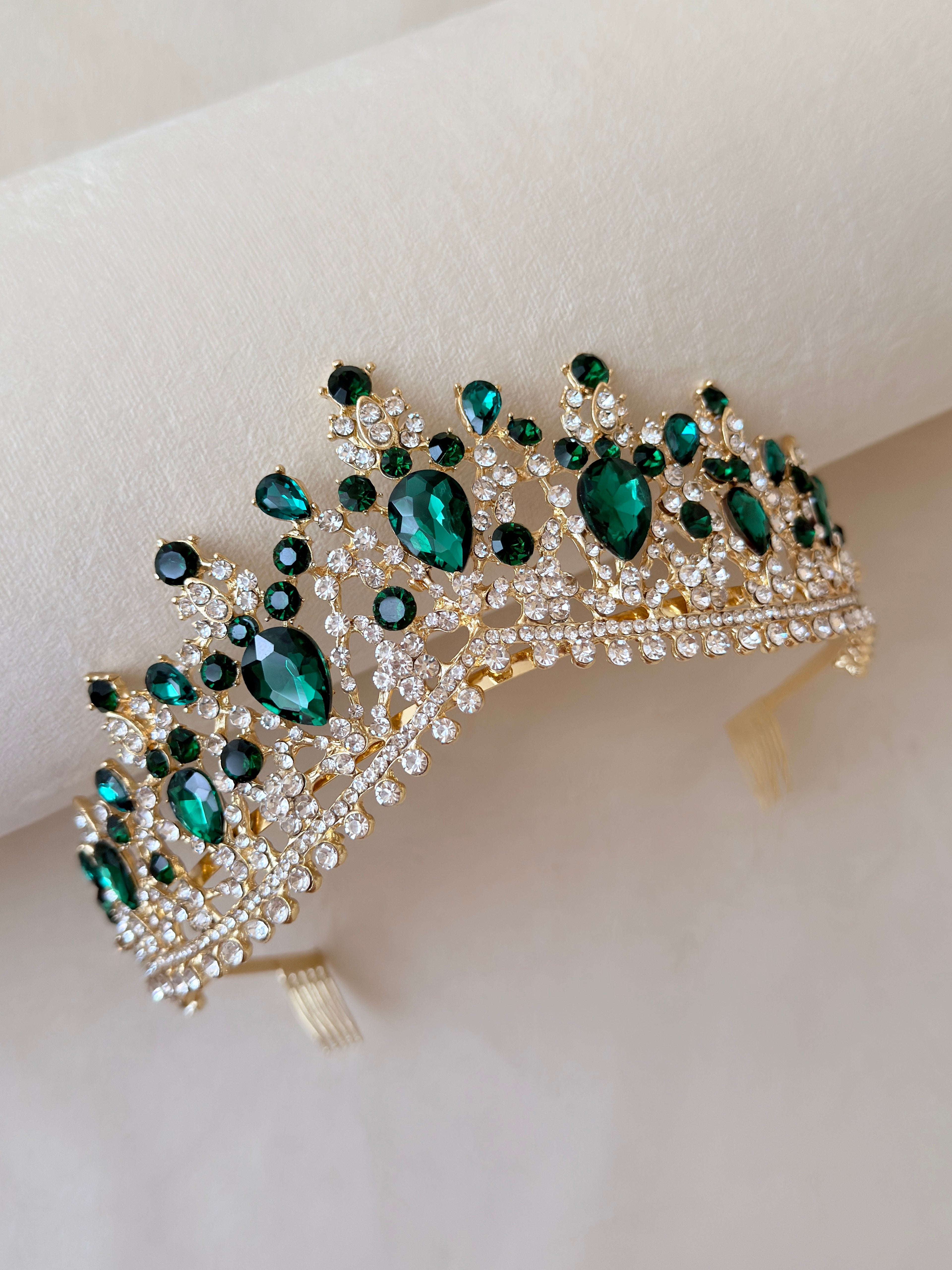 Green Emerald tiara