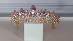 Pink gold mermaid crown