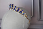 Blue Sapphire tiara-headband, Frozen tiara