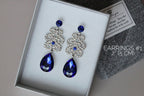 Sapphire Royal Tiara, Silver and Blue Crown for child