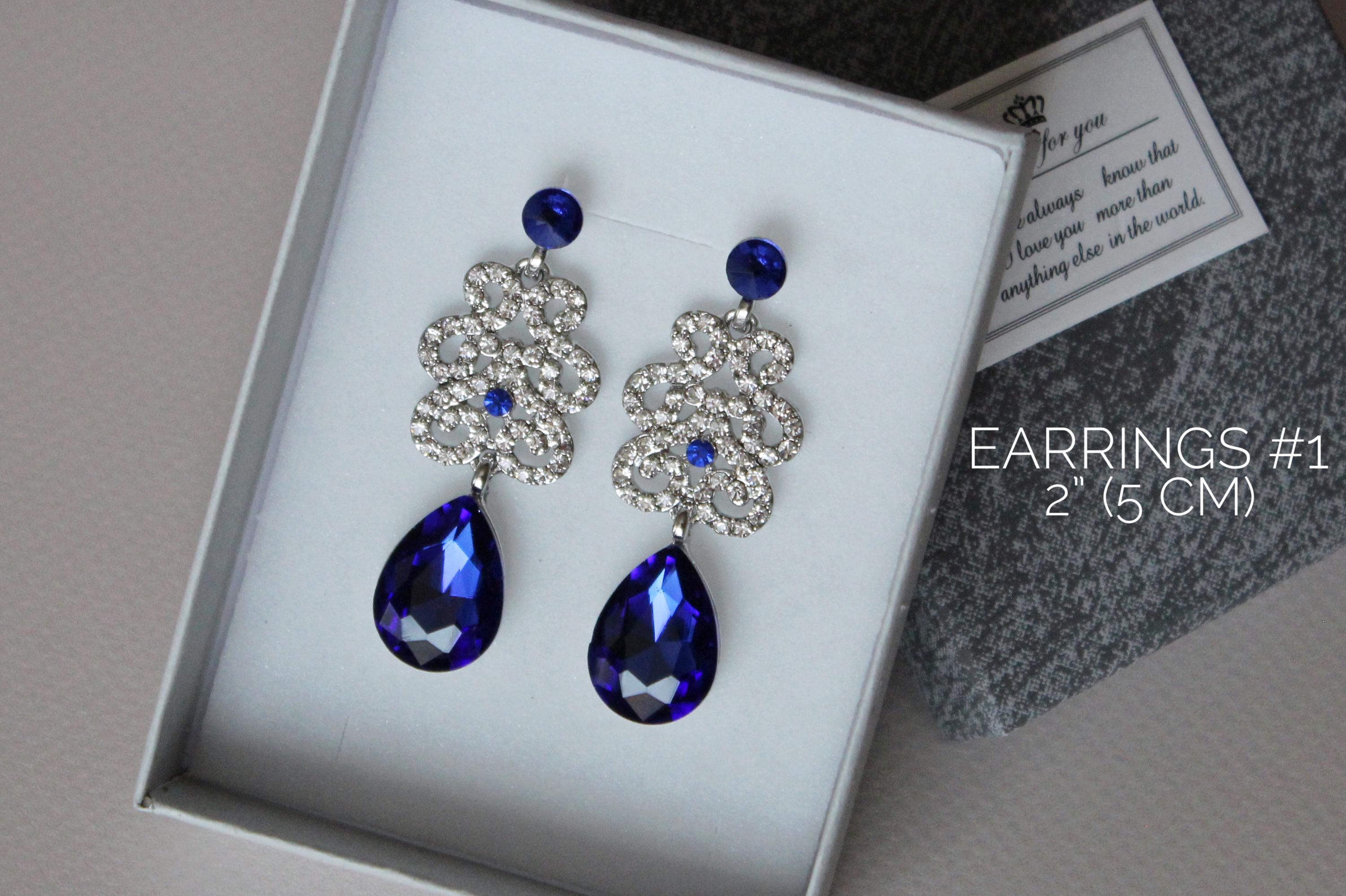 Sapphire Royal Tiara, Silver and Blue Crown for child