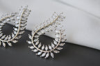 Crystal zirconium wedding earrings