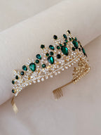 Green Emerald tiara