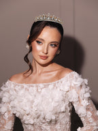 Petite Gold Tiara – Elegant Small Ballet Crown