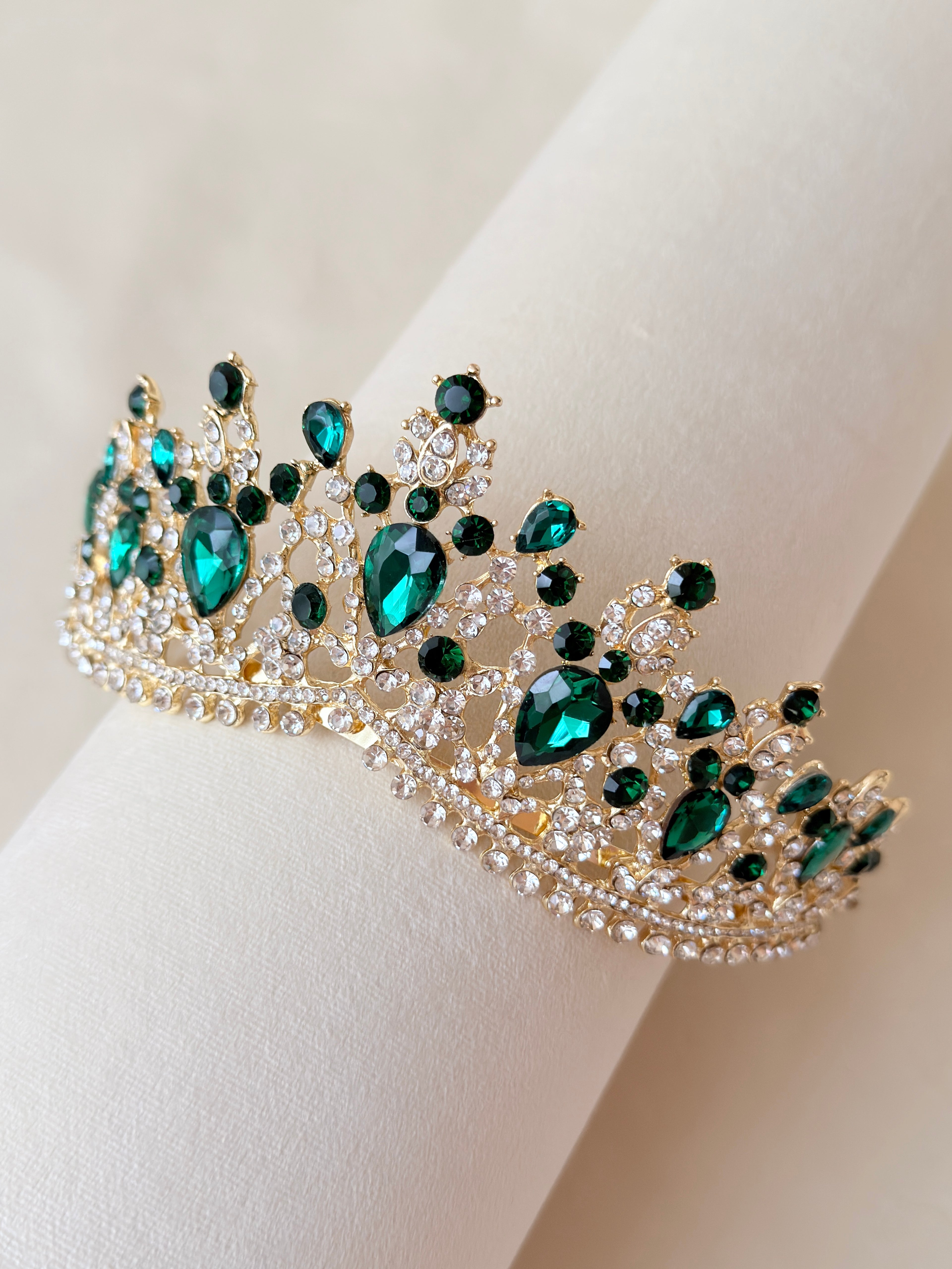 Green Emerald tiara