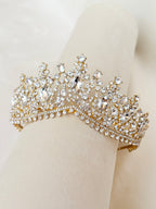Crystal tiara for bride, Queen crown