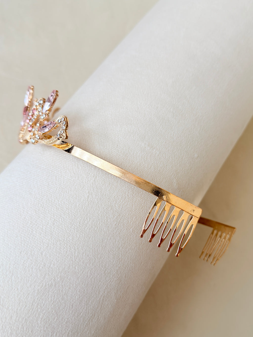 Pink Gold Rosalie Tiara