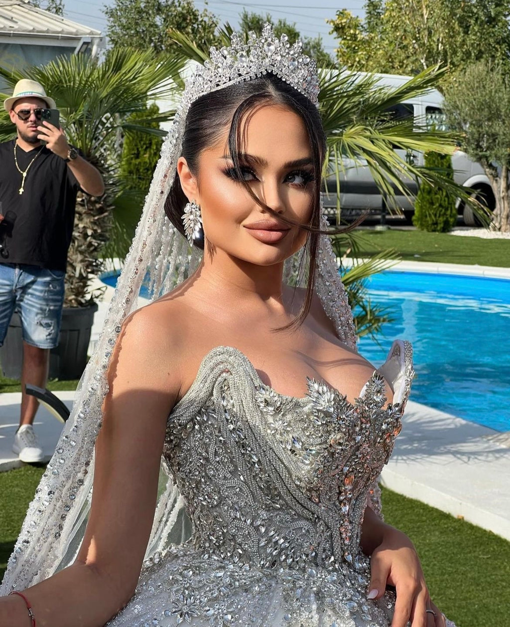 Amelia Rhinestone Tiara