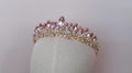 Pink gold mermaid crown