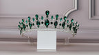 Emerald tiara, Green wedding crown