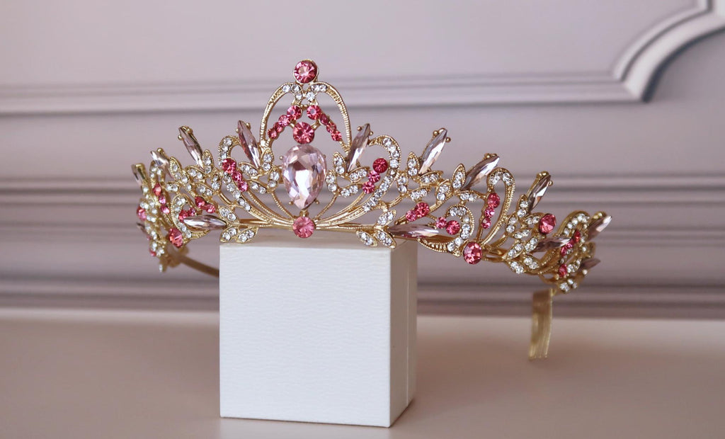 Pink Gold Rosalie Tiara