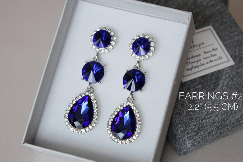 Blue Sapphire crown, Tiara for Blue Wedding,