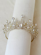Aurora Gold Tiara – Royal Bridal Crown