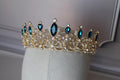 Aquamarine tiara, Blue crown, ELSA Bridal tiara