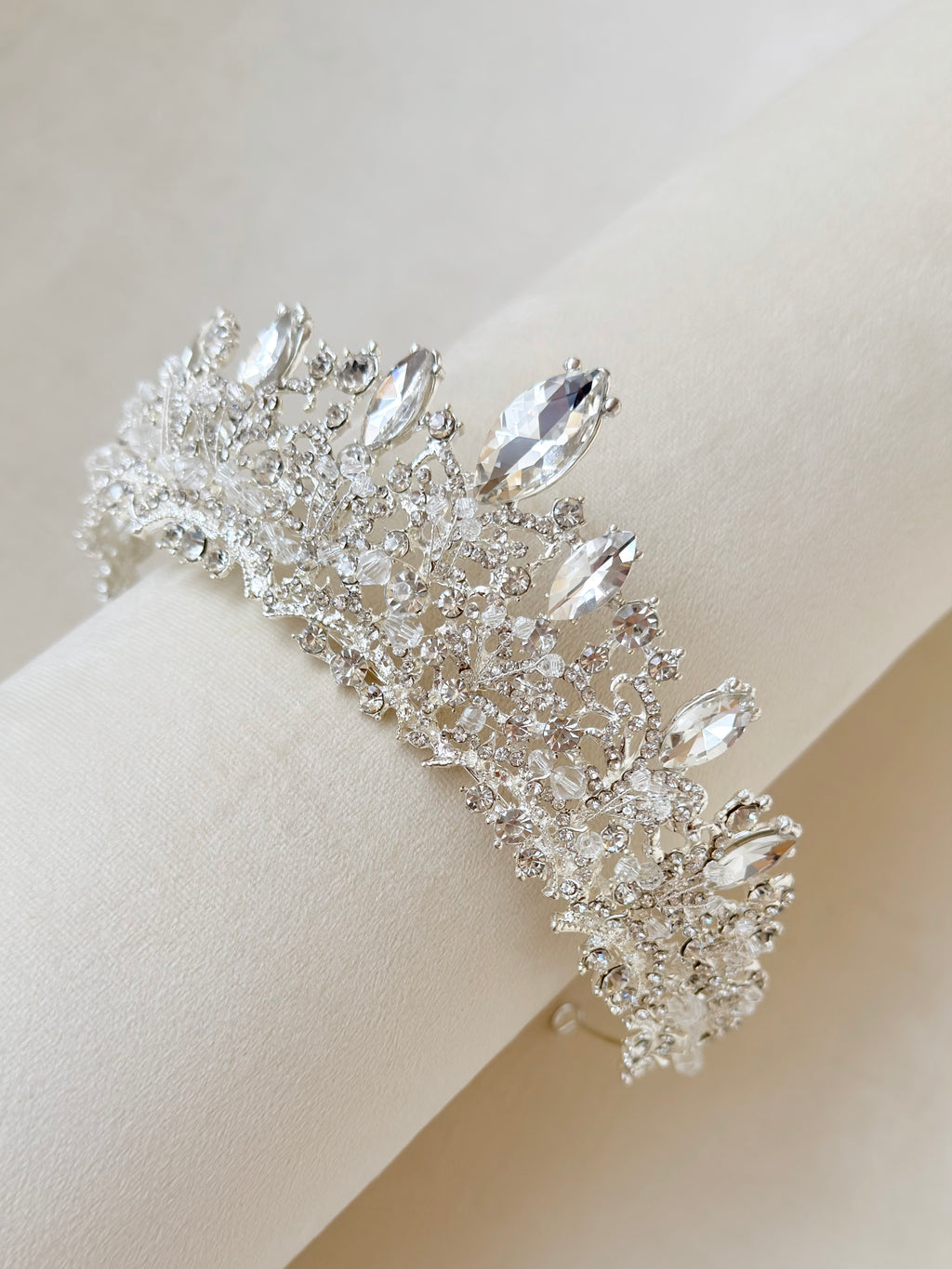 Crystal Silver Tiara