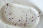 Purple Bridal Headband: Lavender Opal Hair Vine, Amethyst Jewelry