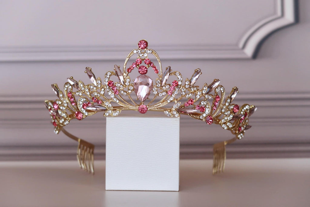 Pink Gold Rosalie Tiara