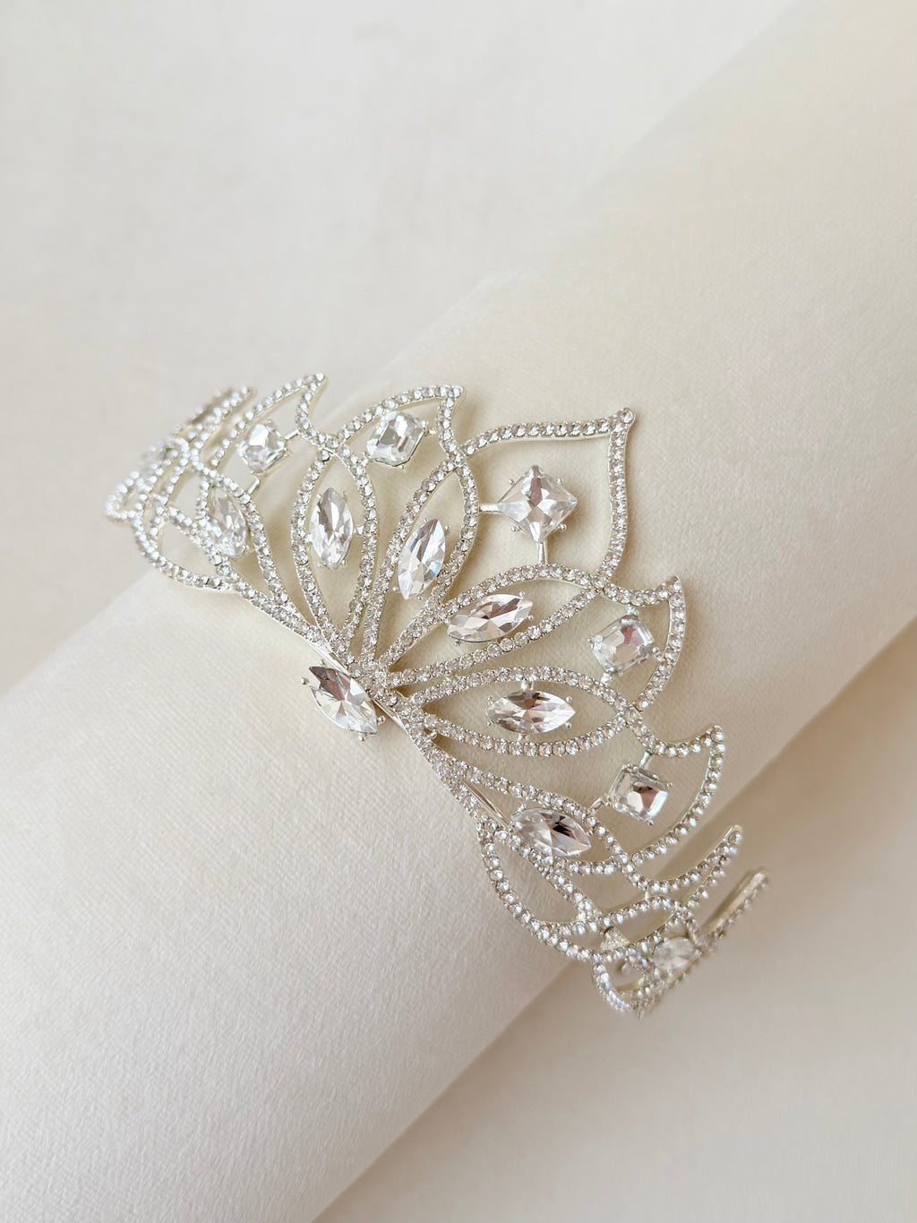 Silver Crystal Crown