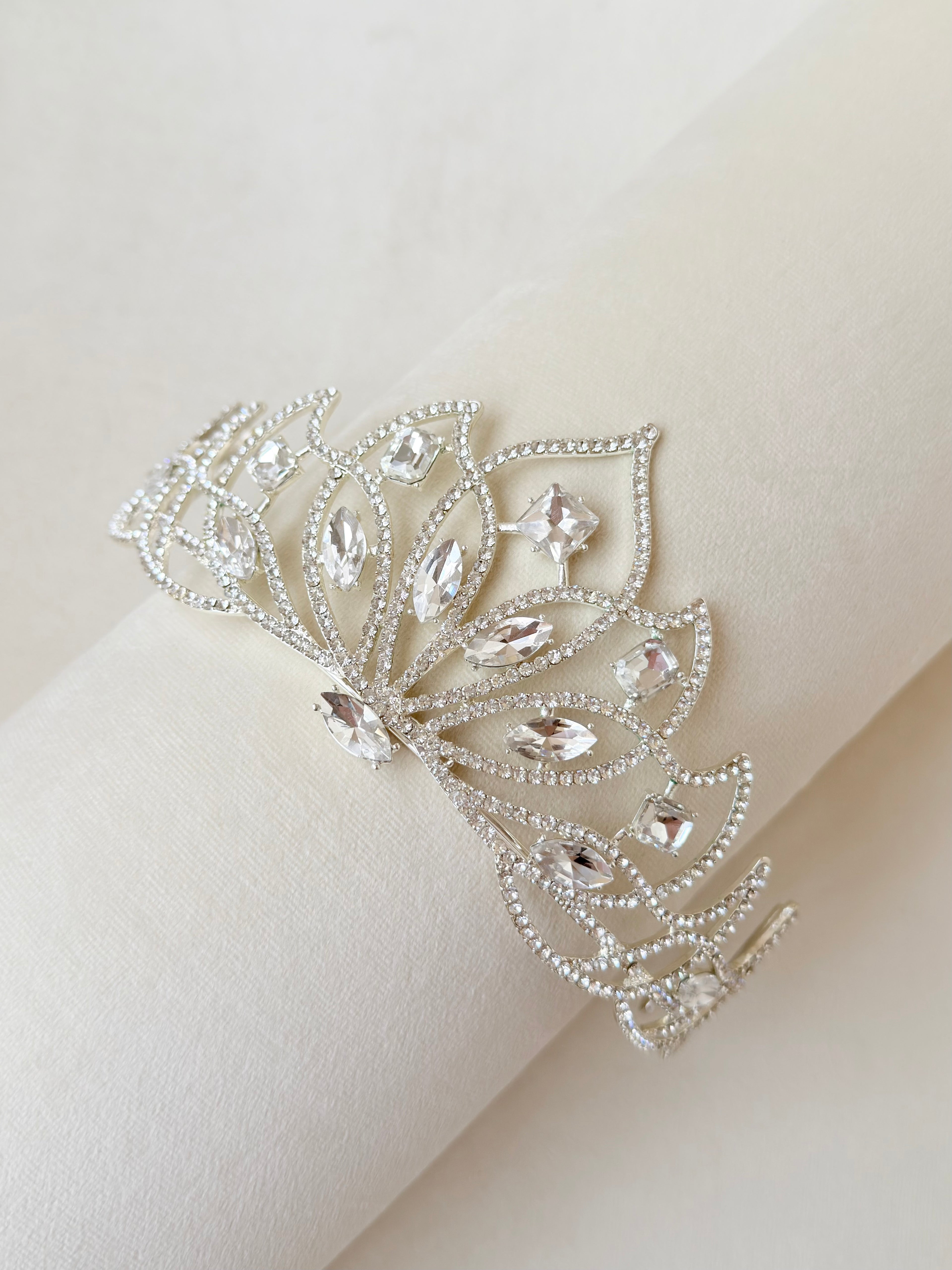 Silver Crystal Crown