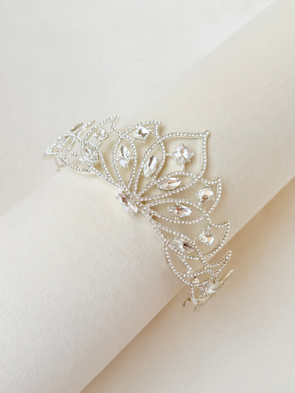 Silver Crystal Crown