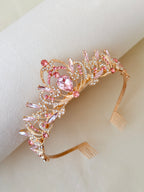 Pink Gold Rosalie Tiara