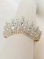 Crystal tiara for bride, Queen crown