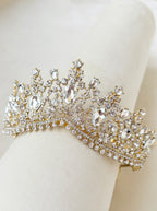 Crystal tiara for bride, Queen crown