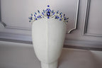 Sapphire Royal Tiara, Silver and Blue Crown for child
