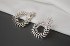 Crystal zirconium wedding earrings