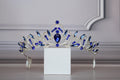 Sapphire Royal Tiara, Silver and Blue Crown for child