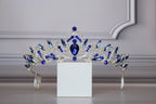 Sapphire Royal Tiara, Silver and Blue Crown for child