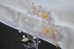 Purple Bridal Hair Pins: Lavender Leaf Headpiece