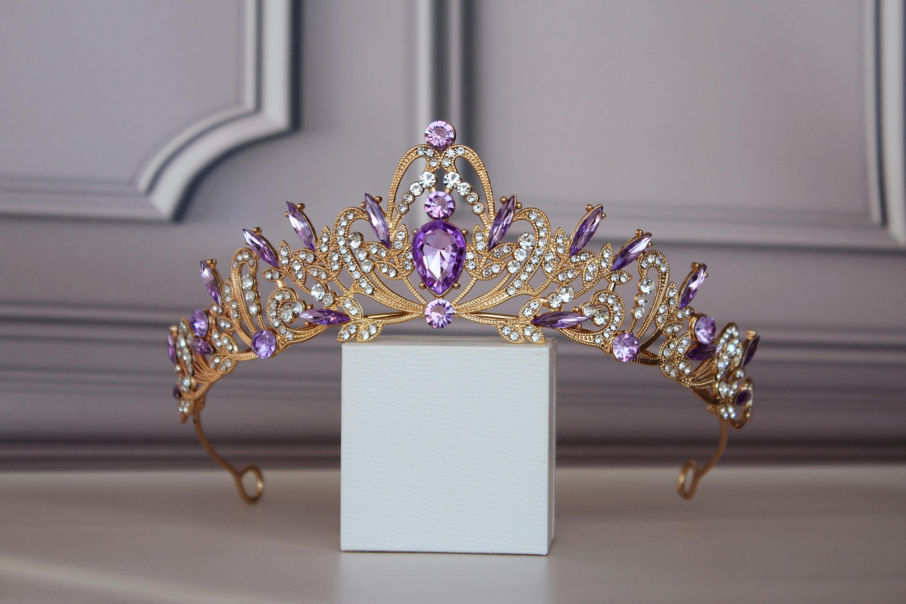 Purple Sofia tiara