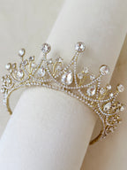 Aurora Gold Tiara – Royal Bridal Crown