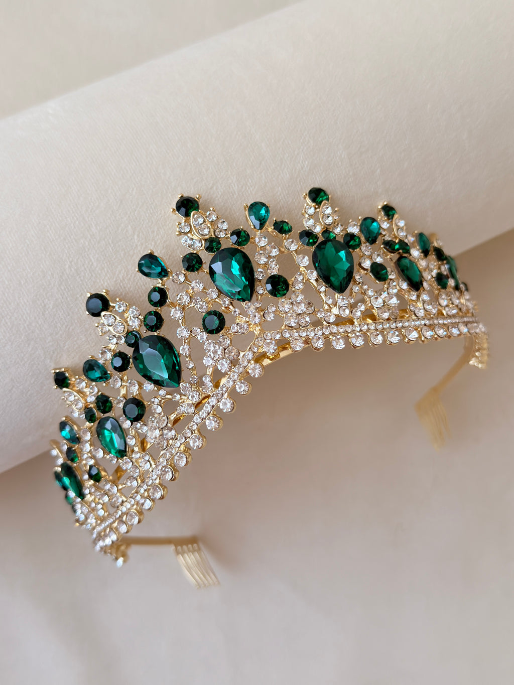 Green Emerald tiara
