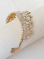 Crystal tiara for bride, Queen crown