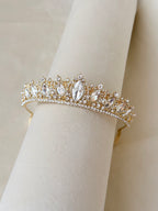 Petite Gold Tiara – Elegant Small Ballet Crown