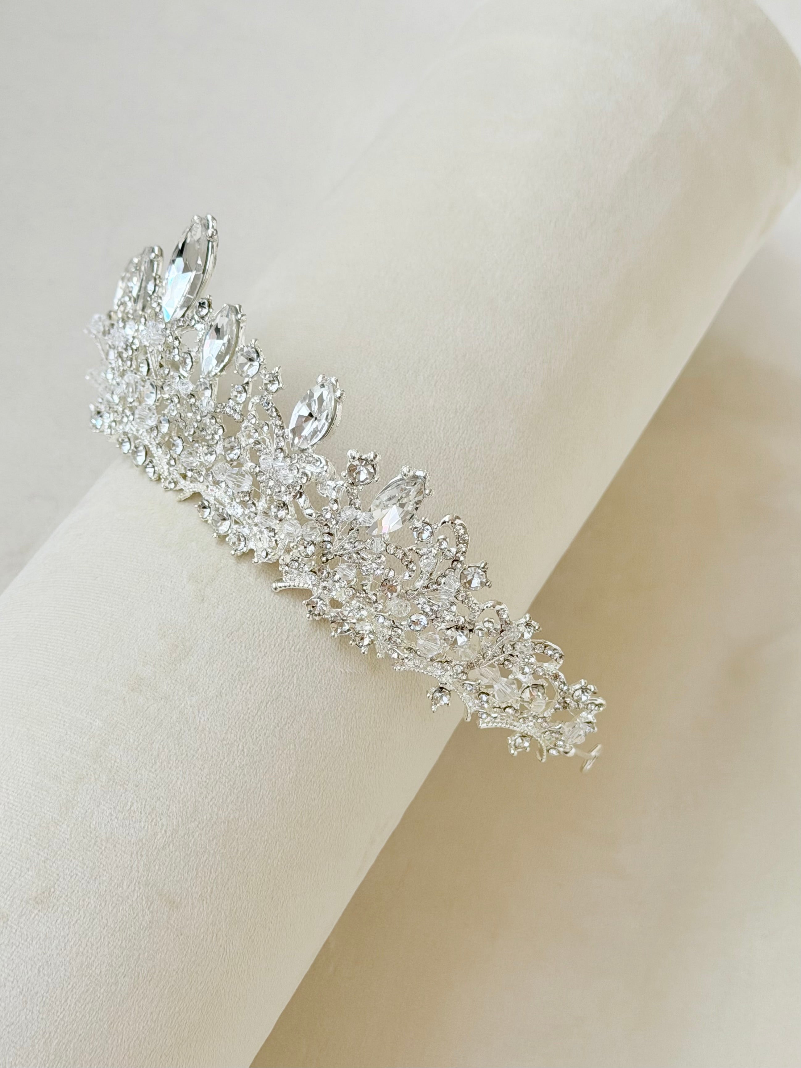 Crystal Silver Tiara