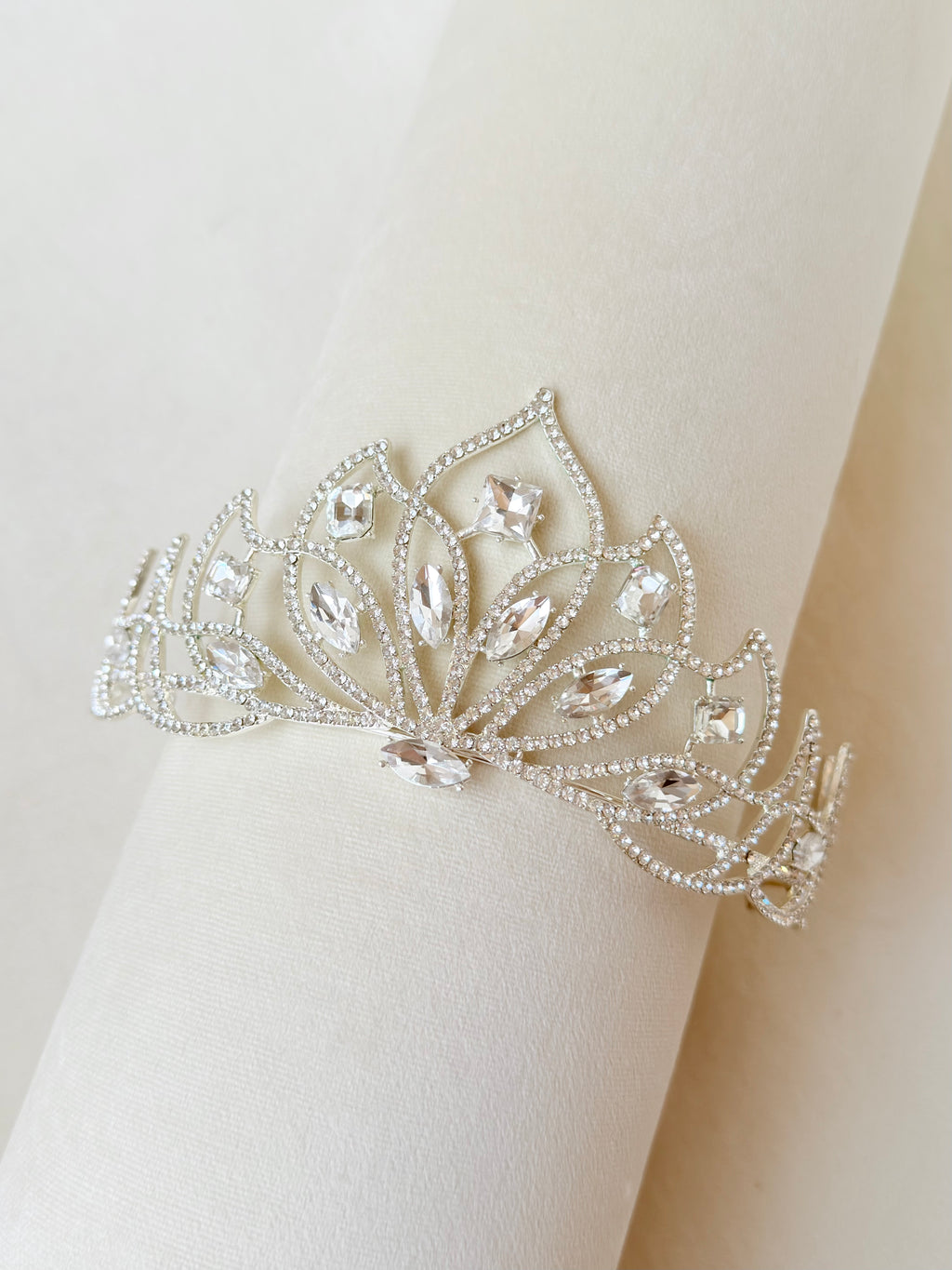 Silver Crystal Crown