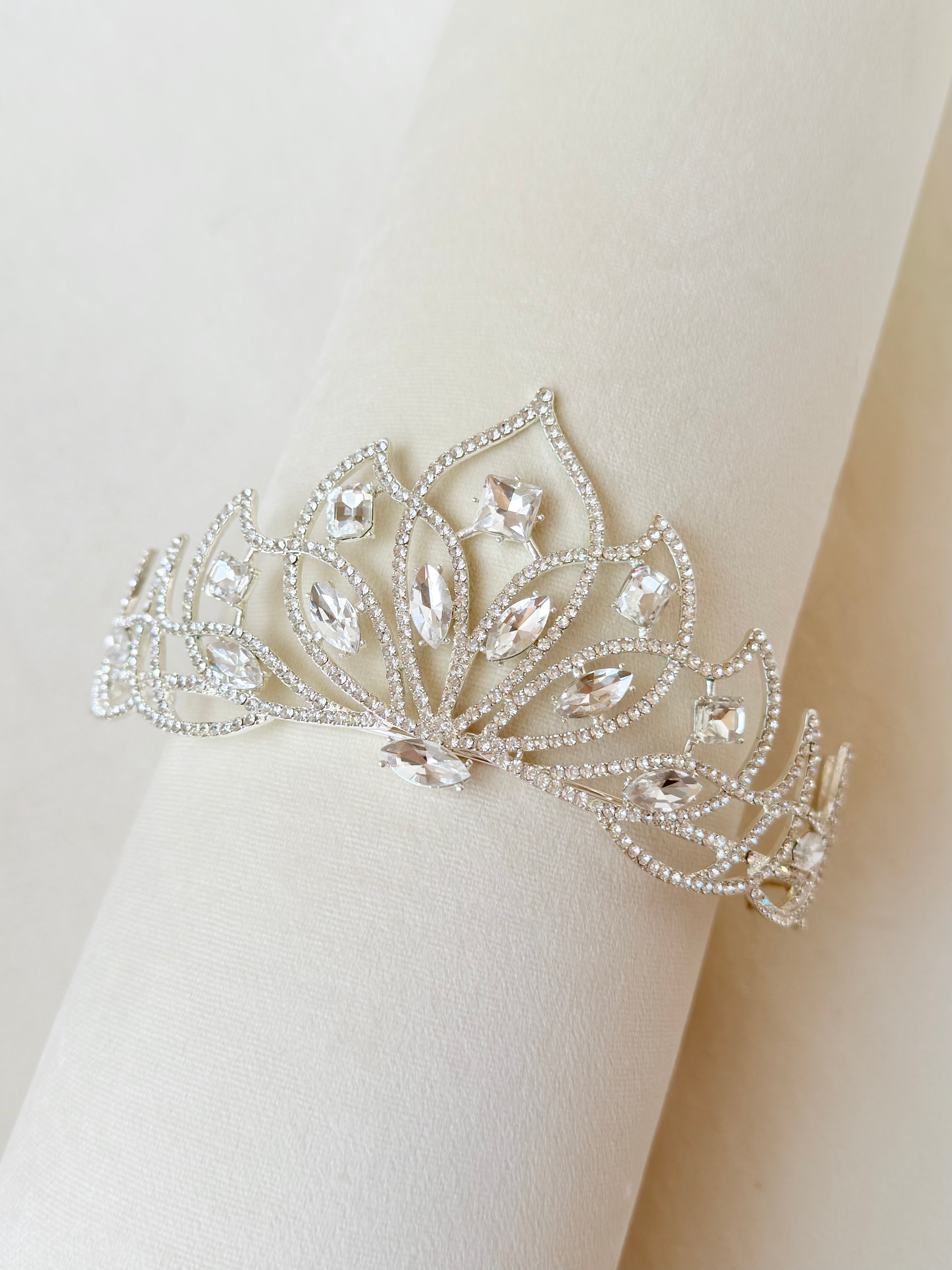 Silver Crystal Crown