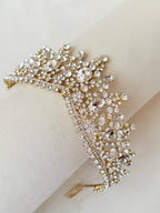Crystal tiara for bride, Queen crown